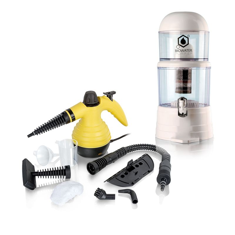 ENERGY PLUS - Combo Limpiador a Vapor multiusos + Filtro de Agua Chef Master