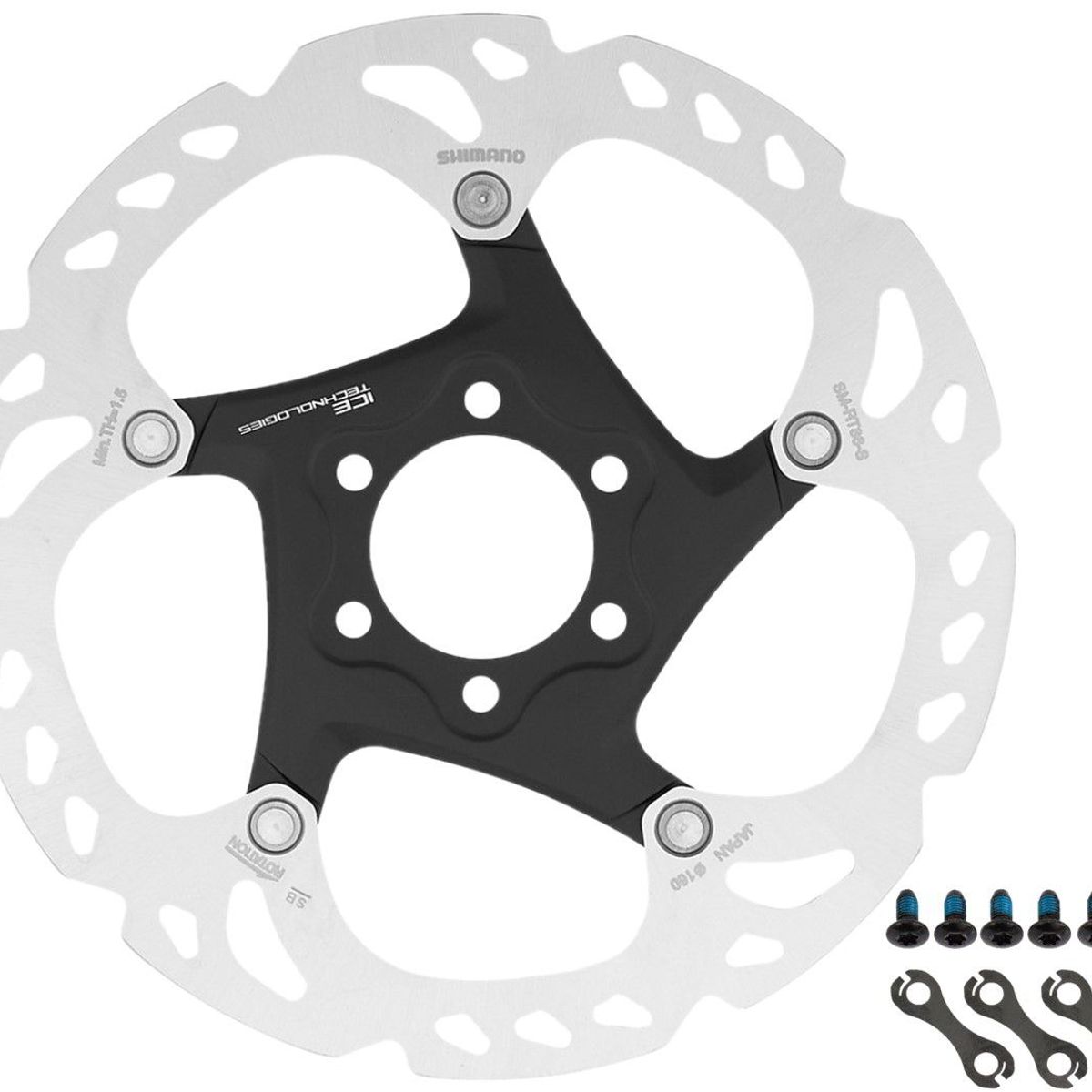 SHIMANO - Disco Bicicleta Shimano Xt Rotor Freno Rt86 160mm 6tornillos