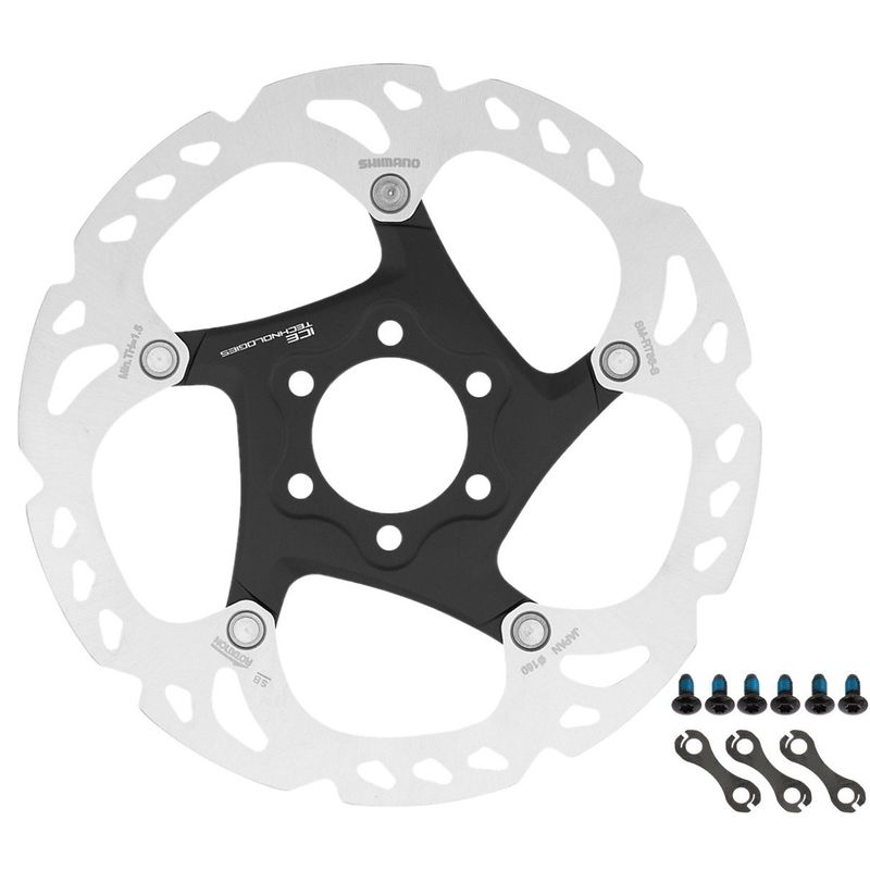 SHIMANO - Disco Bicicleta Shimano Xt Rotor Freno Rt86 160mm 6tornillos