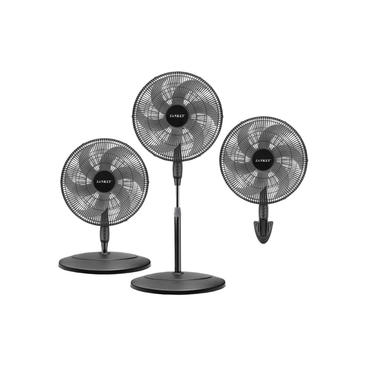 SANKEY - Ventilador de Alta Potencia Turbo 6 Aspas Sankey 100W 18 Pulgadas