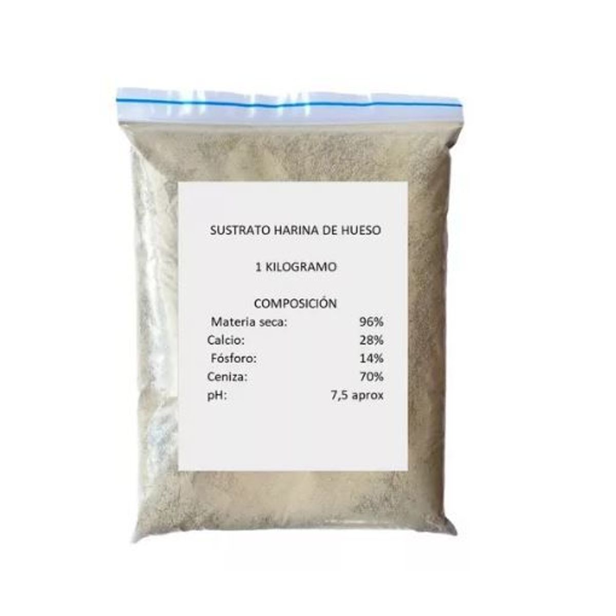 GENERICO - Sustrato Harina De Hueso 1 Kilo Cultivo Jardín