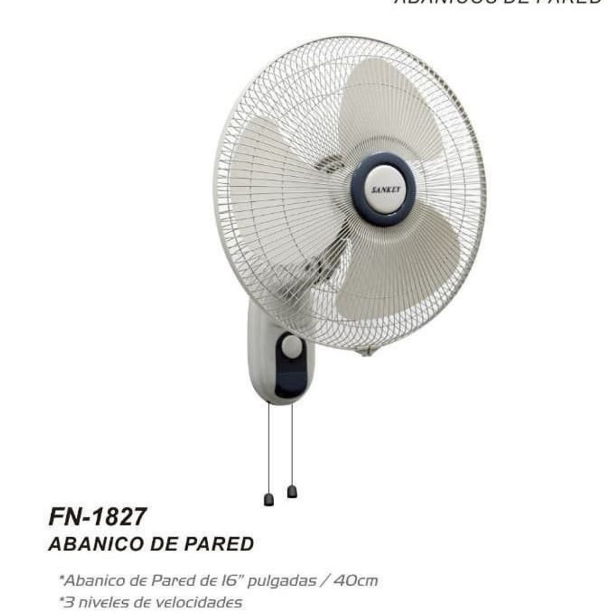 SANKEY - Ventilador de Pared de Alta Potencia Sankey - Blanco