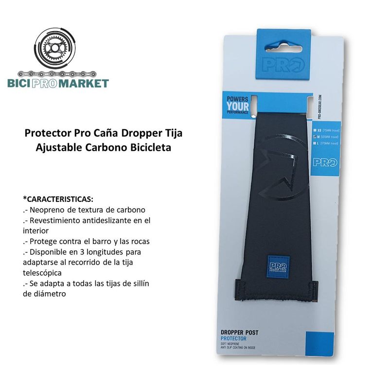 PRO - Protector Bicicleta Pro Caña Dropper Tija Ajustable Carbono