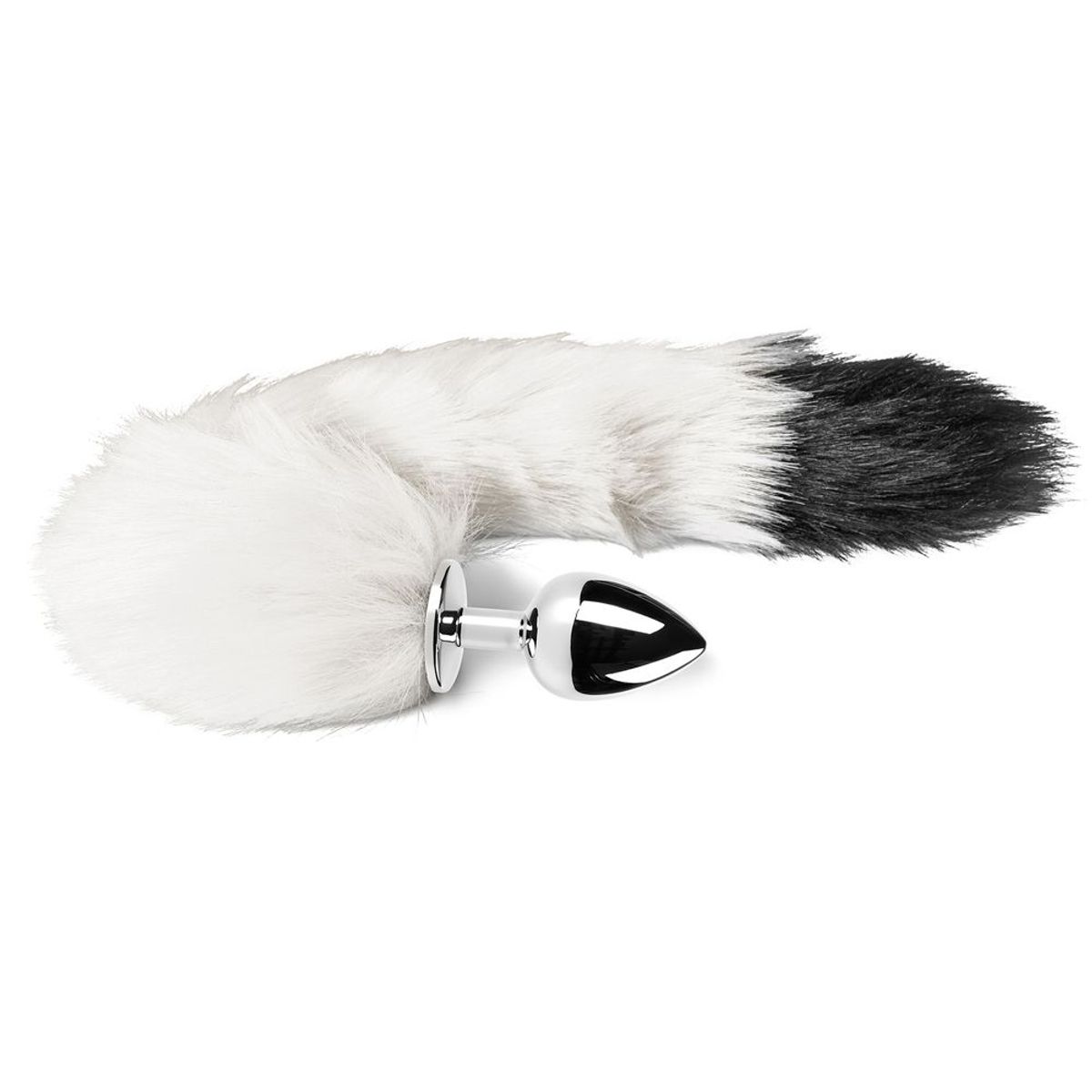 LUST - Plug Anal Cola Zorro Negro Blanco