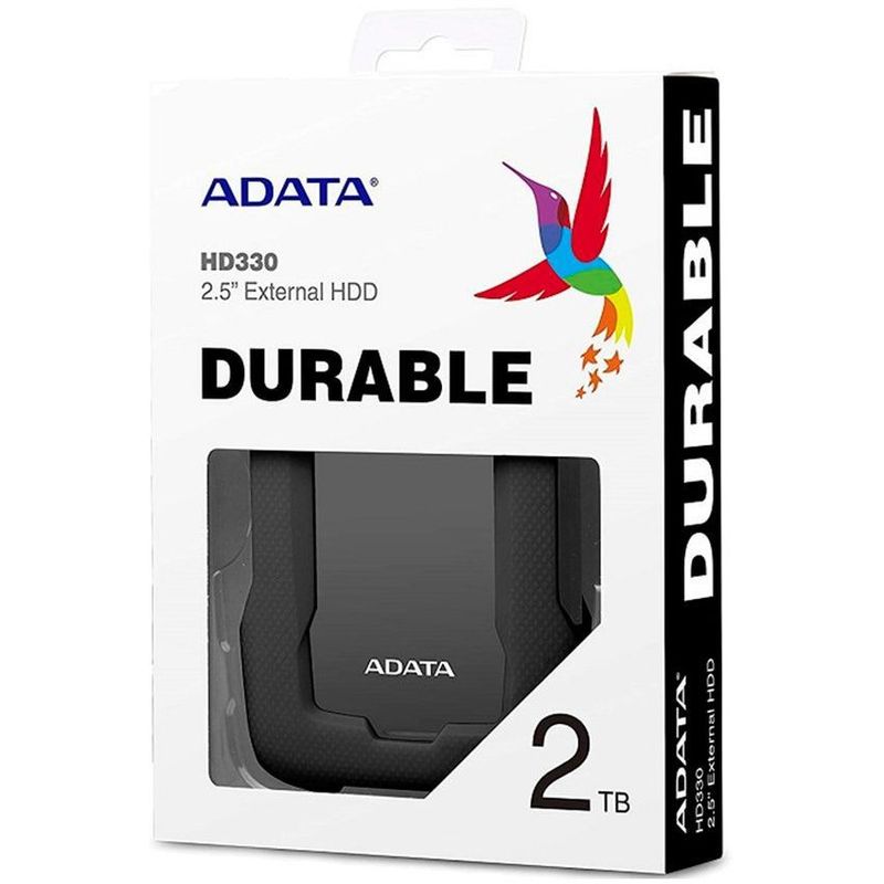 ADATA - Disco duro externo adata ahd330 2tb negro