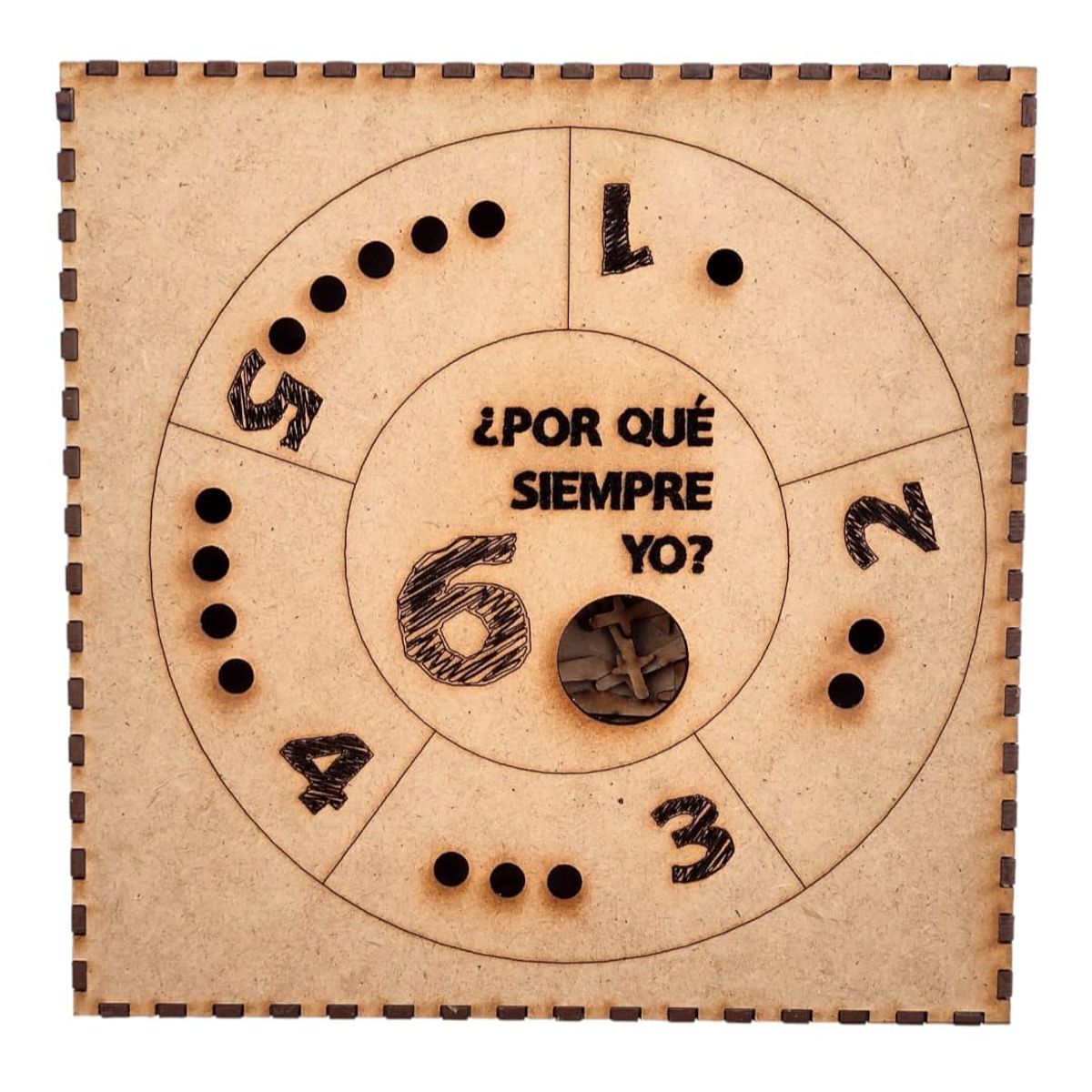 GENERICO - Juego de Mesa Por qué siempre yo artesanal en madera