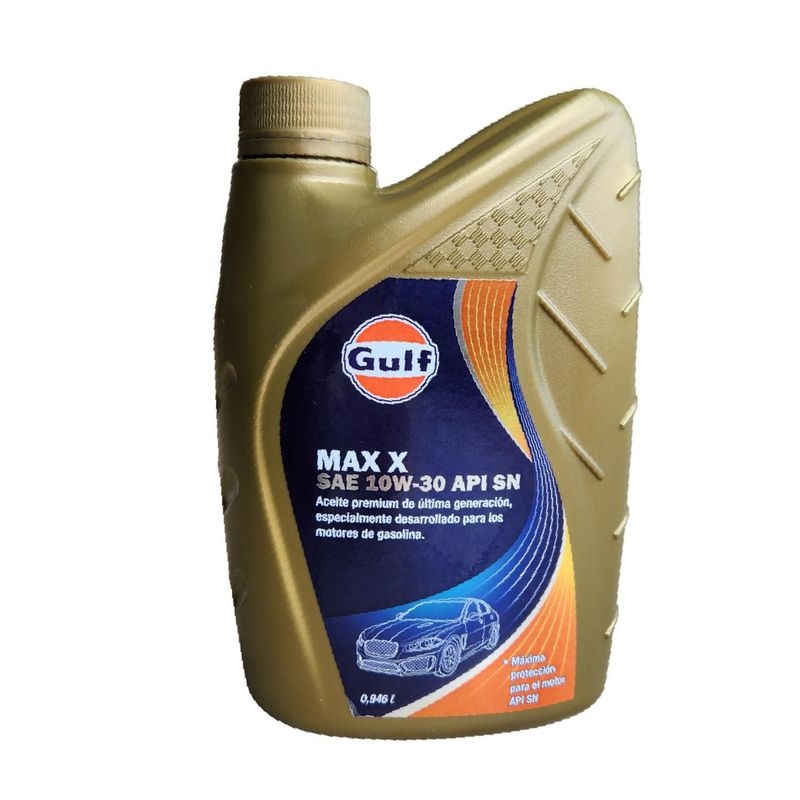 GENERICO - Aceite Para Motor Gulf Max X Sae 10w-30 Api Sn