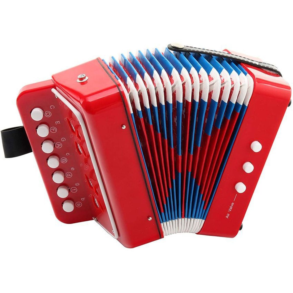 GENERICO - Acordeon infantil vallenato niño niña aprendiz ¡sonido real roja