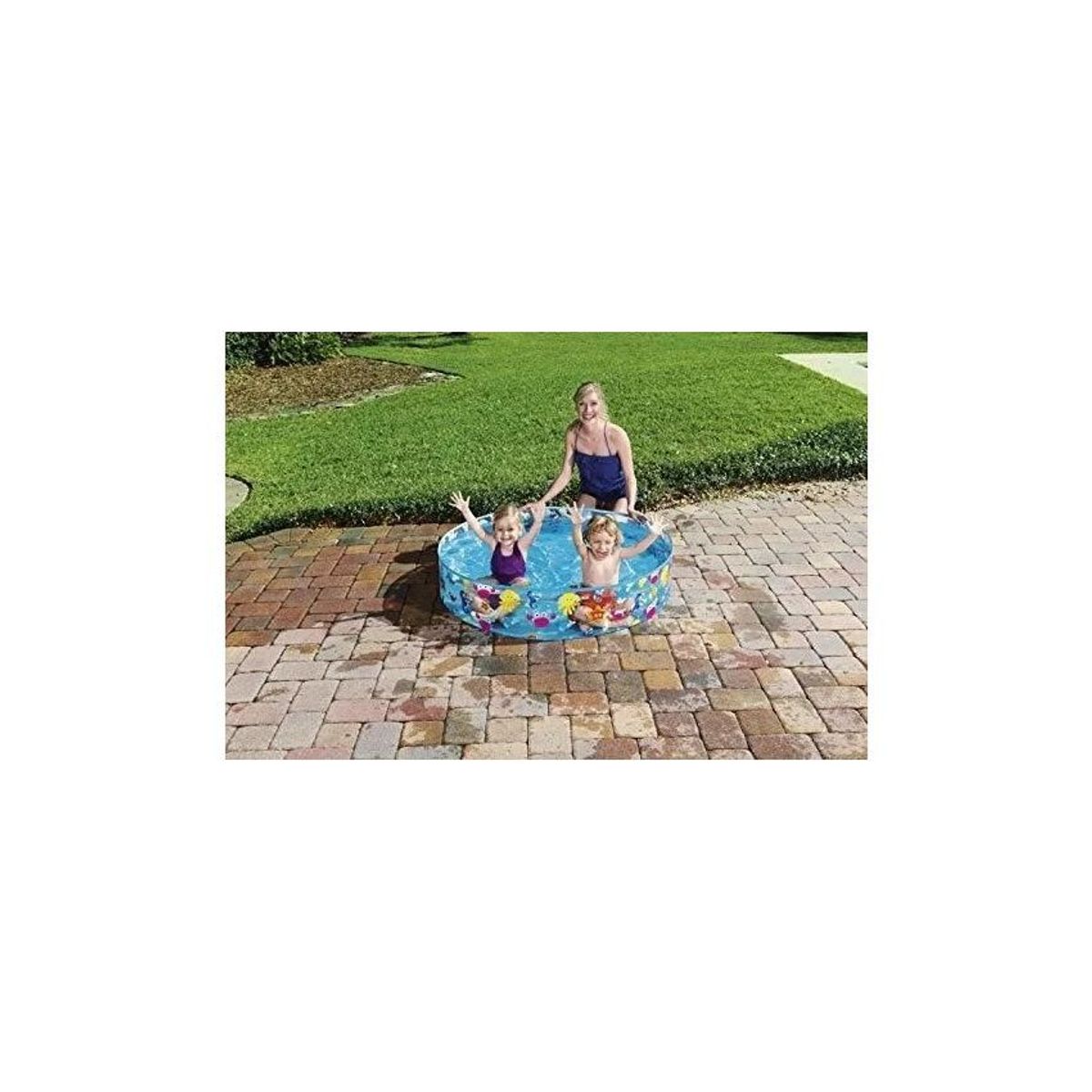 BESTWAY - Piscina rigida infantil niños niñas no inflable