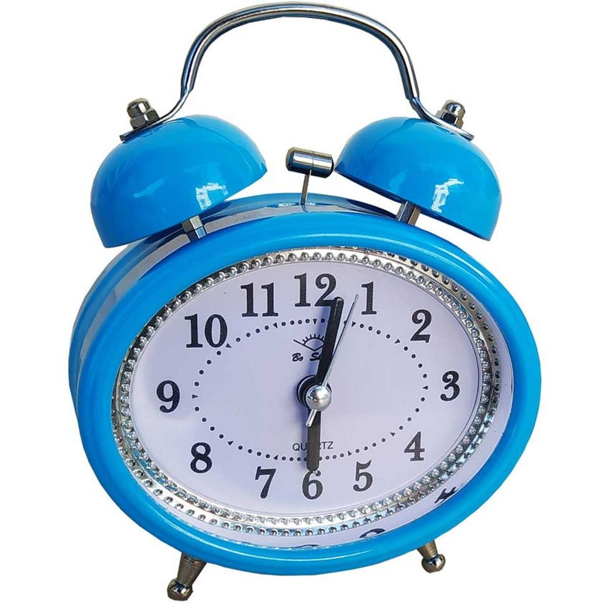 GENERICO - Reloj despertador campana alarma mini + ¡ gratis baterias