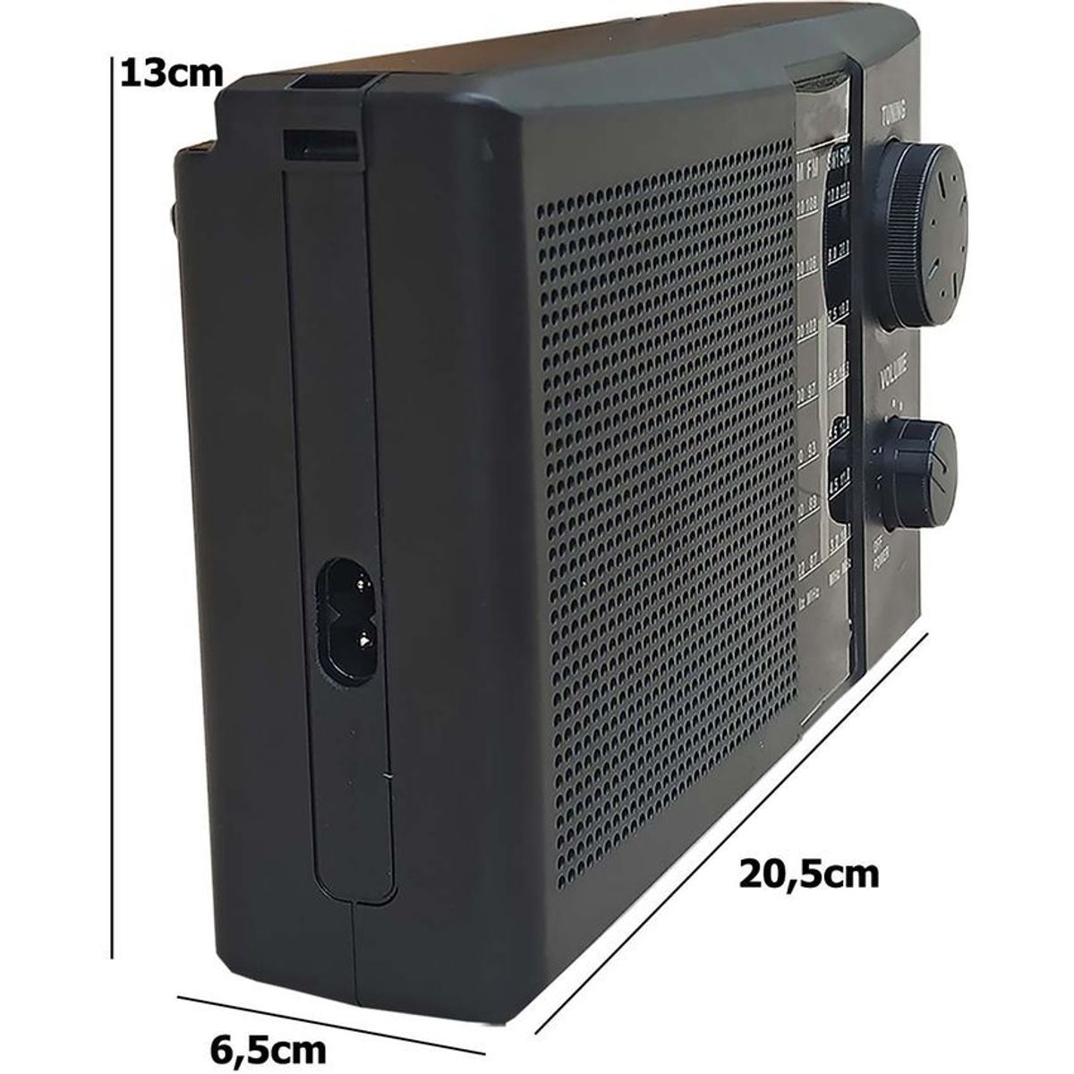 GENERICO - Radio bandas am fm analogo baterias electrico