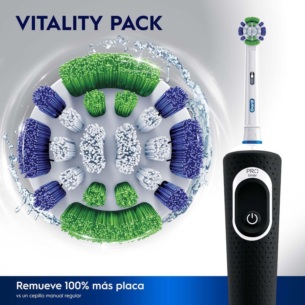 ORAL B - Cepillo Dental Oral-b Electrico Vitality 100 + 3 Repuestos