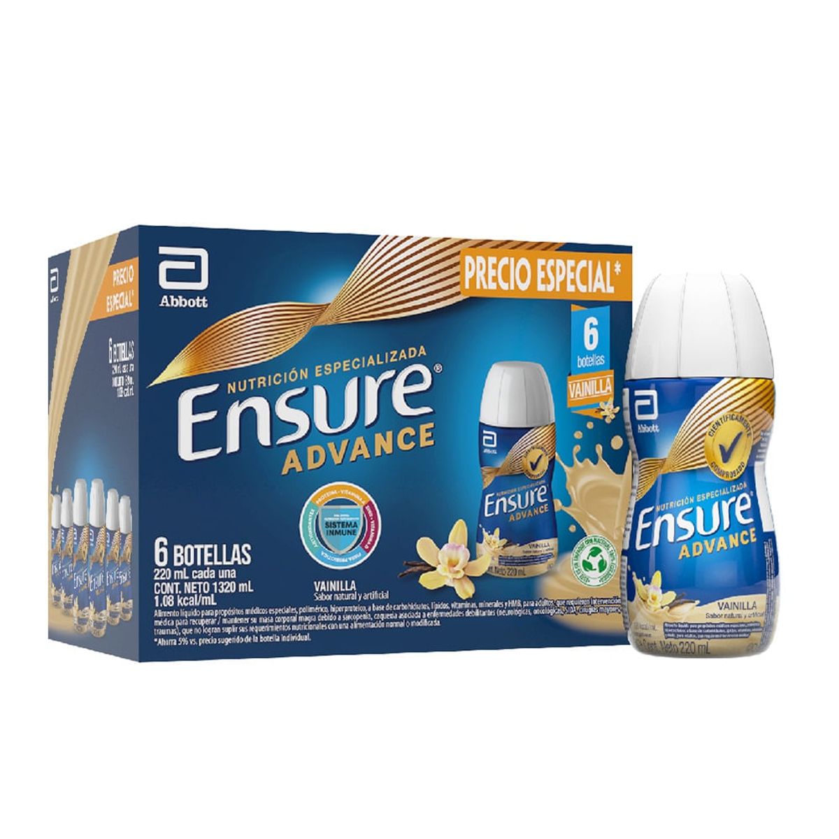 ENSURE - Oferta Ensure Advance Vainilla 220ml X 6und