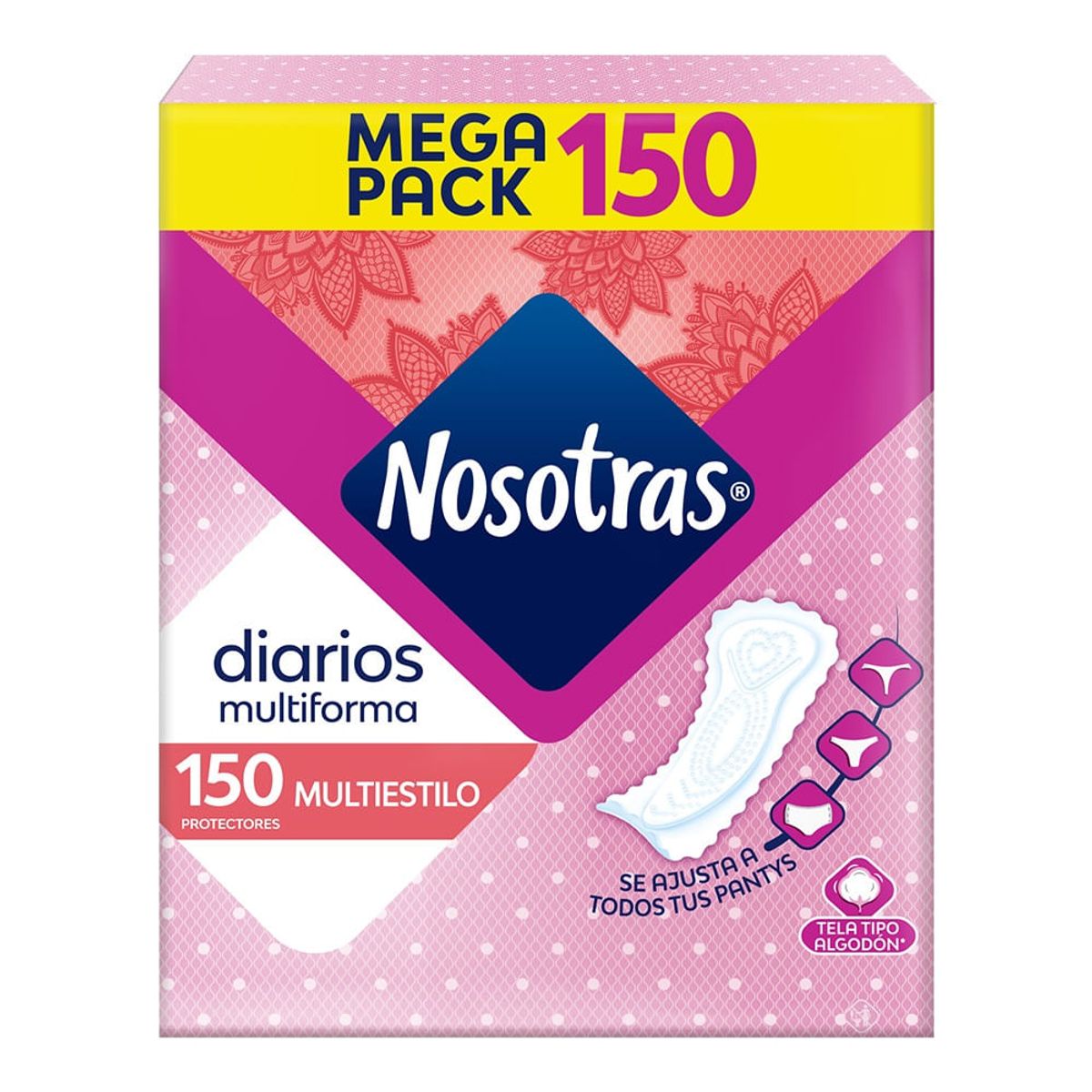 NOSOTRAS - Protectores Diarios Nosotras Multiestilo X 150und