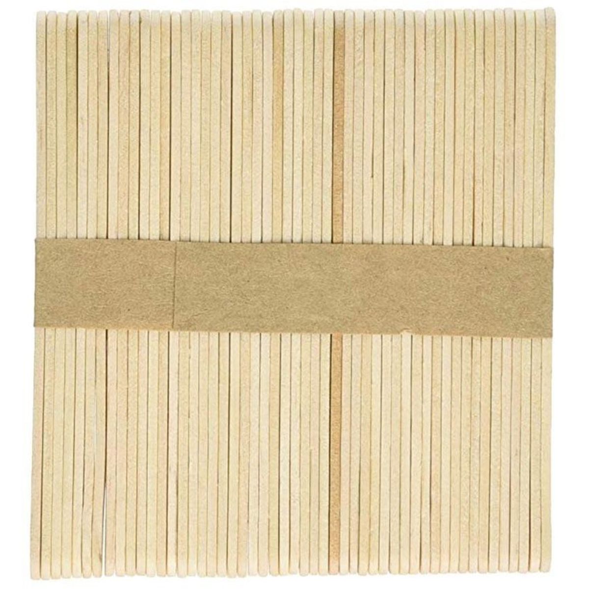 ARTECMA - Palos de paleta x 100 und color madera