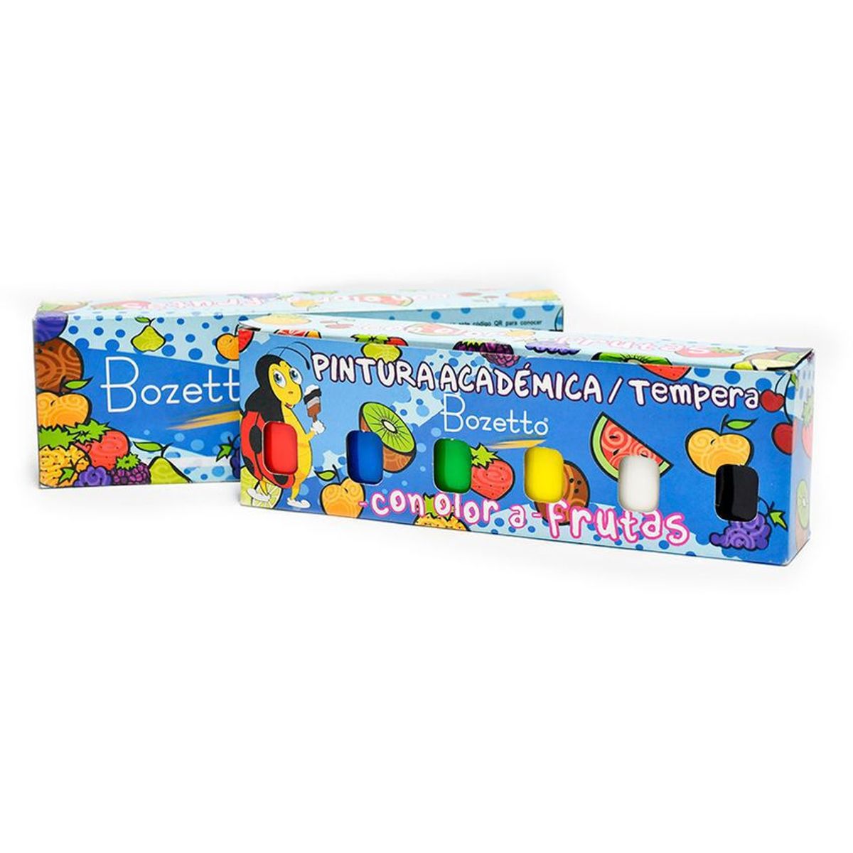 FRANCO ARTE - Tempera, pintura escolar x 6 unds bozetto.