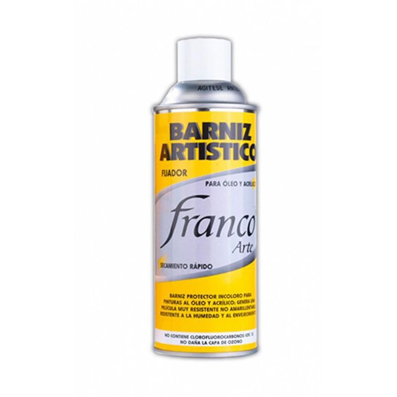 FRANCO ARTE - Barniz Fijador Brillante Franco Arte Para Óleo y Acrílico