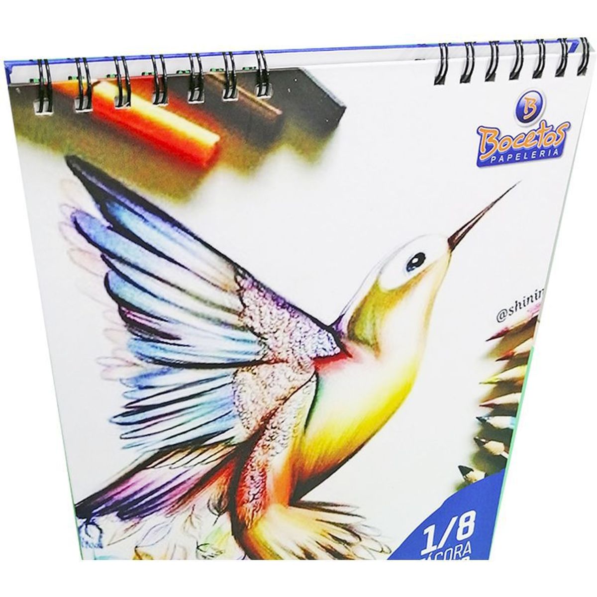 ICOPEL - Bitácora 1/8 en bond 115 grs argollada x 50 hojas