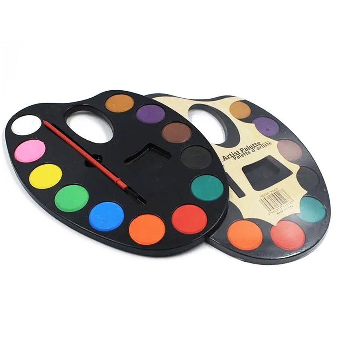 MARIES - Acuarelas x 12 colores en paleta ovalada diwen