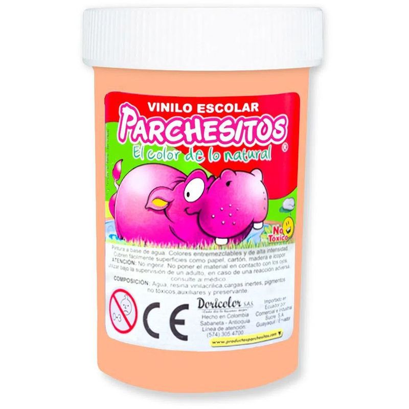 PARCHESITOS - Vinilo escolar color piel x 125 cc parchesitos.