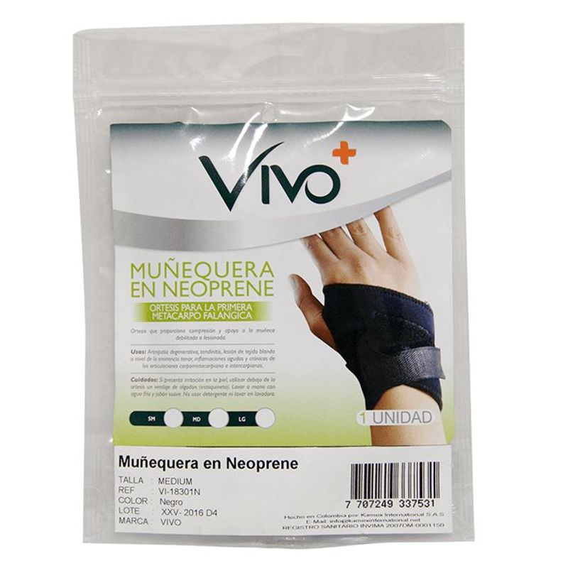 VIVO - Muñequera Soporte Pulgar En Abd