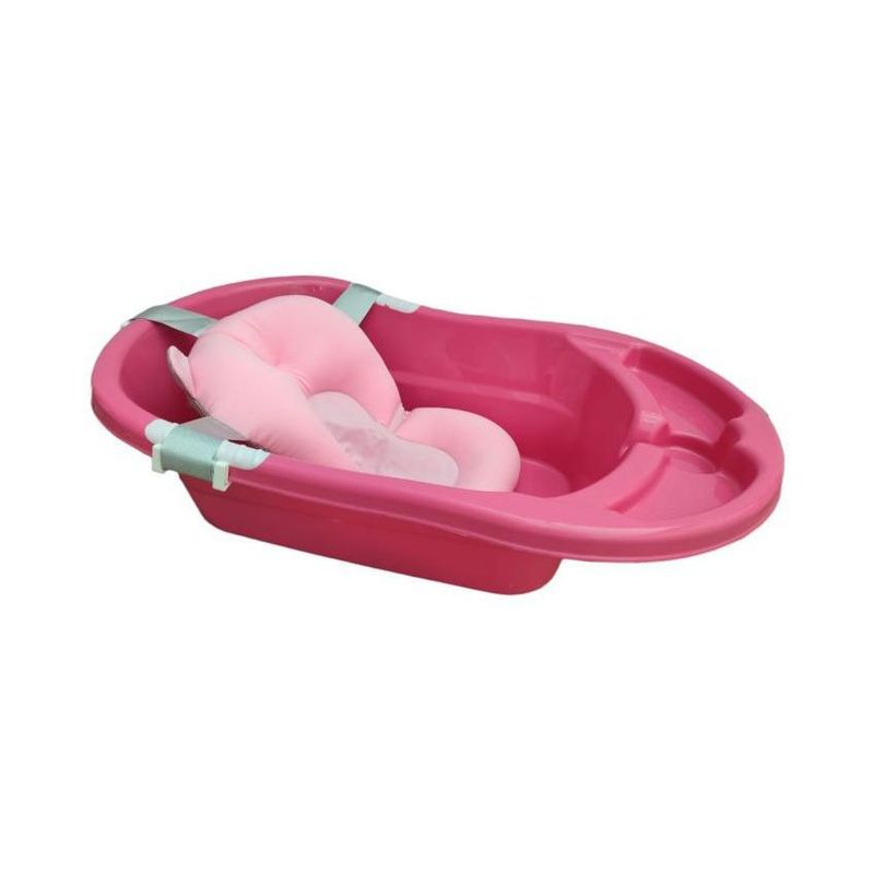 PRODEHOGAR - Bañera o tina para bebe con cojin o malla practica y comoda