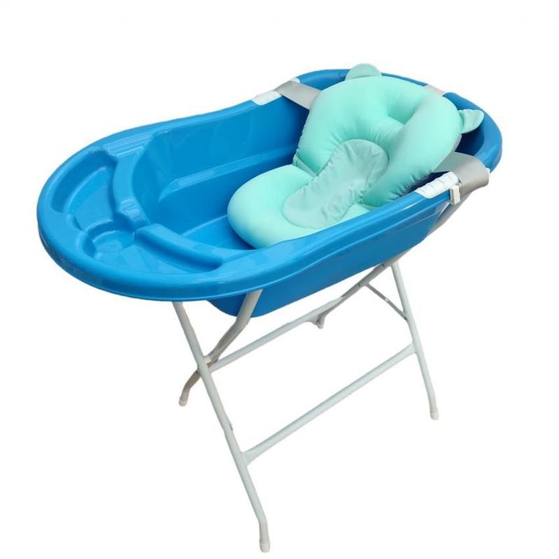 PRODEHOGAR - Bañera o tina para bebe con cojin o malla y base metálica