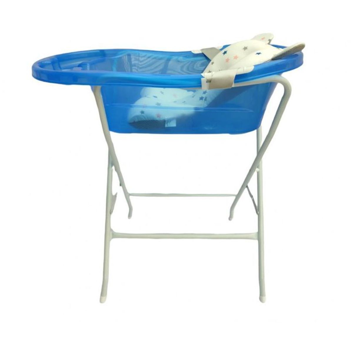 PRODEHOGAR - Bañera o tina para bebe con cojin o malla y base metálica