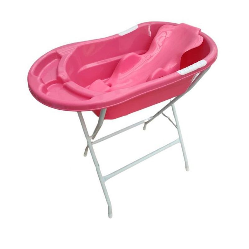 PRODEHOGAR - Bañera otina para bebe con soporte y base metálica