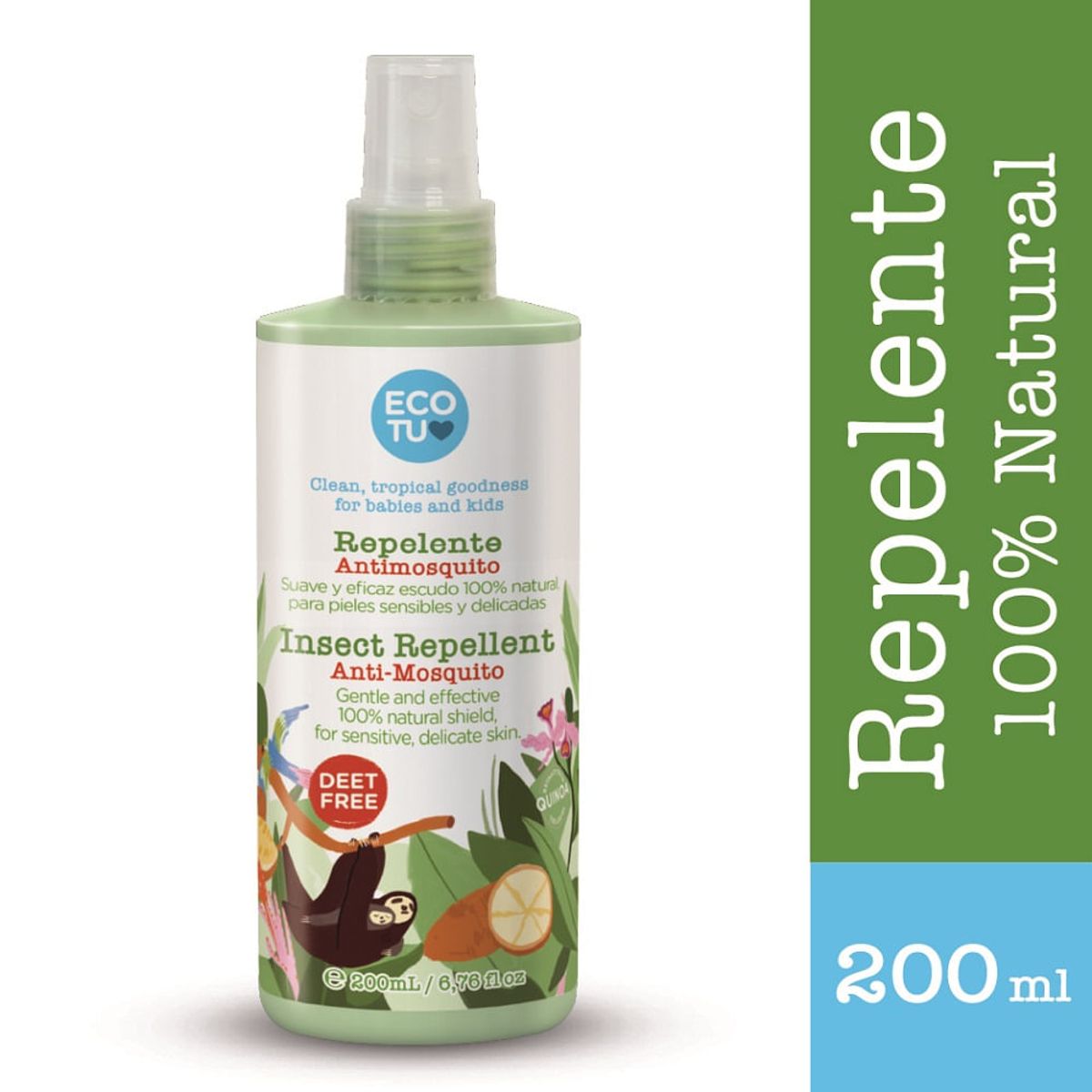 ECOTU - Repelente Ecotu 100% Natural X 200ml