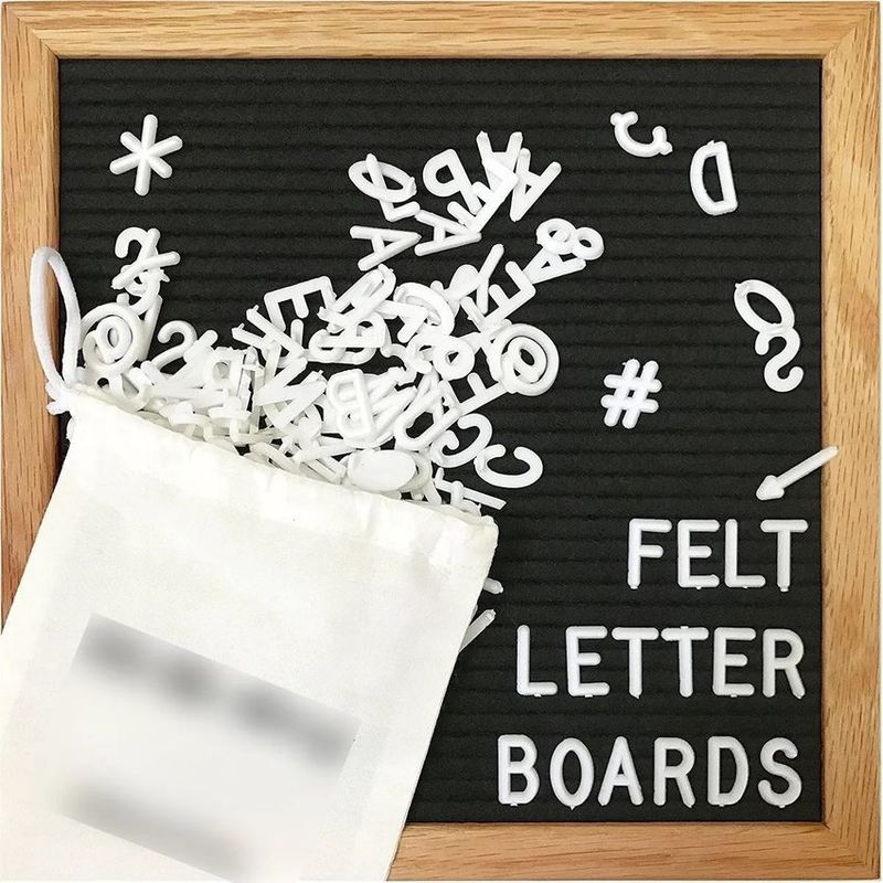 GENERICO - Tablero fieltro decorativo  letras i multiuso!