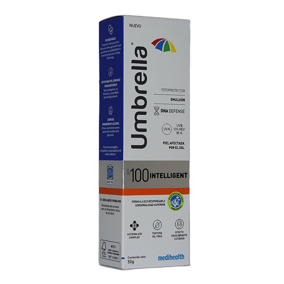 GENERICO - Umbrella Intelligent Spf100 50g - g a $2380