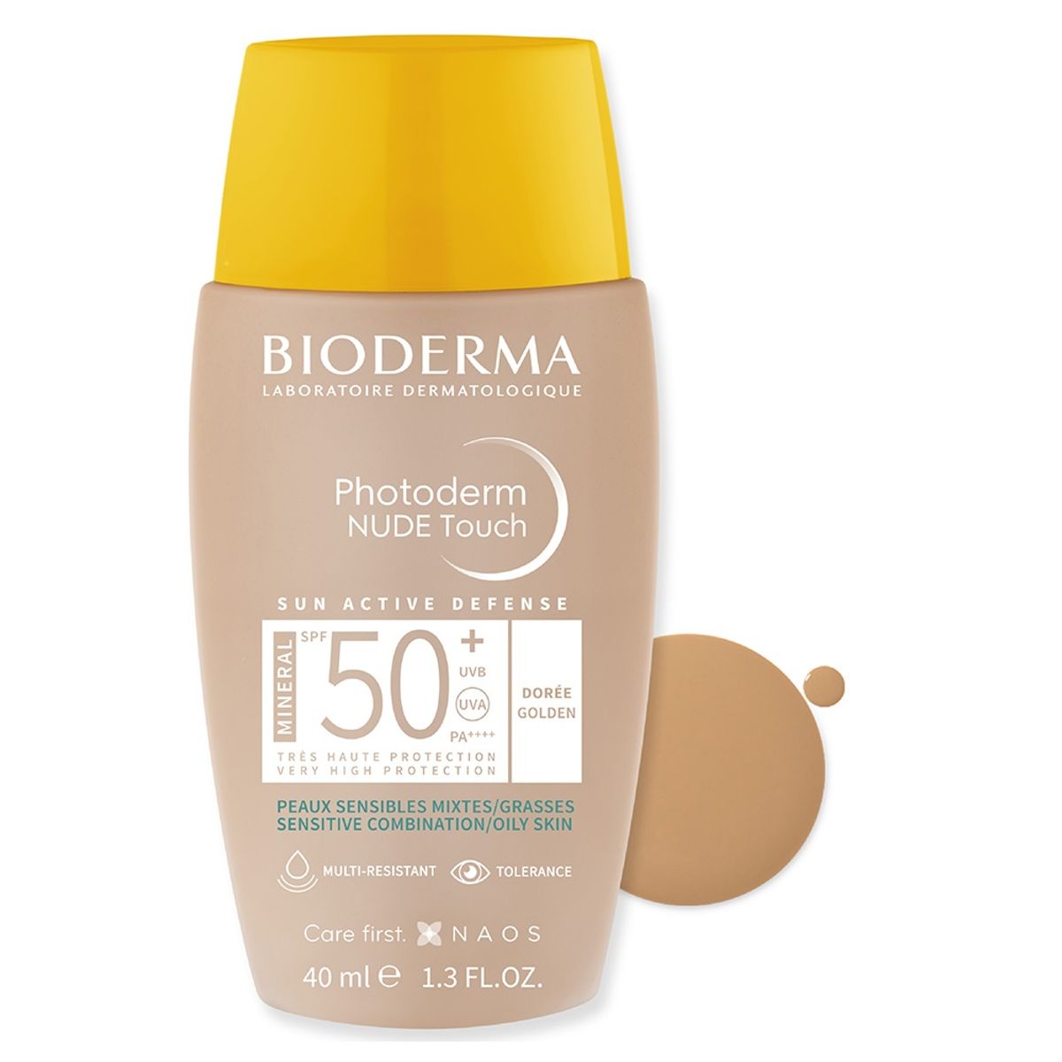 BIODERMA - Protector Solar Bioderma Nude Touch Spf50 Dorado