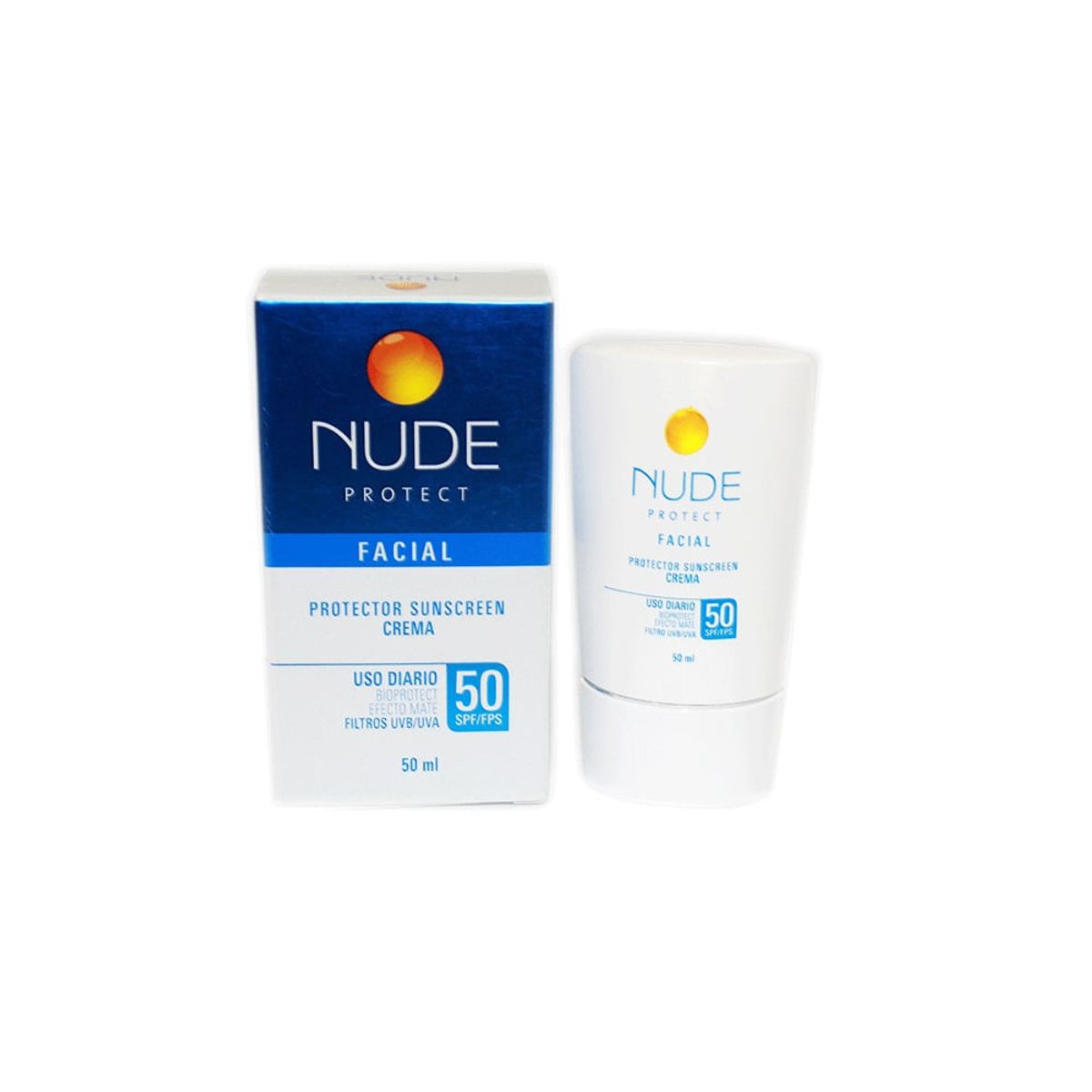 NUDE - Protector Solar Facial Nude 50fps X 50ml