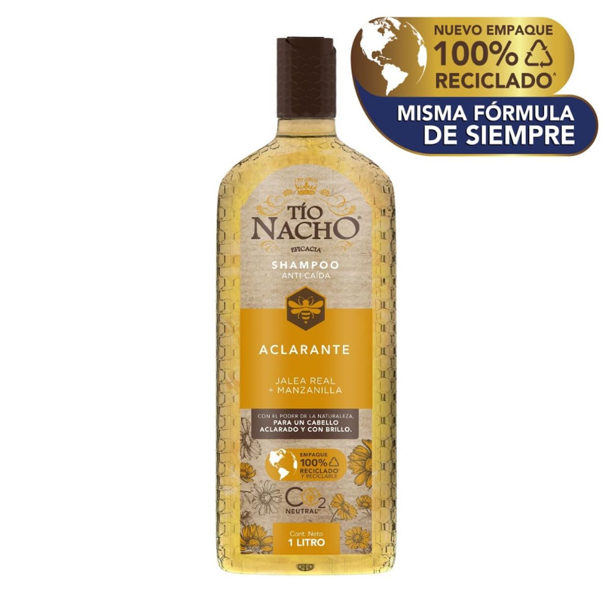 TIO NACHO - Shampoo Tio Nacho Aclarante Manzanilla X 1000ml