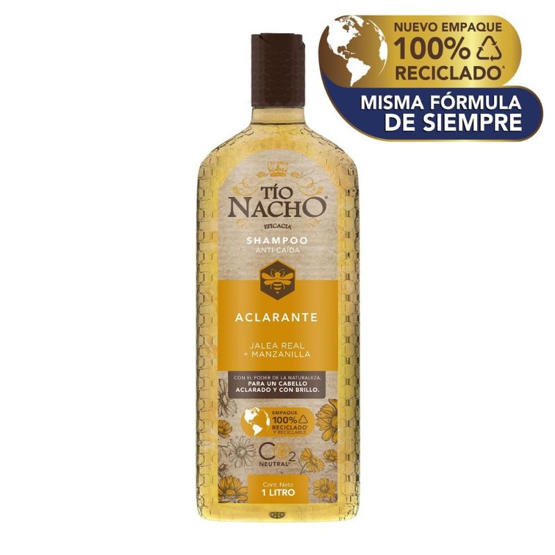 TIO NACHO - Shampoo Tio Nacho Aclarante Manzanilla X 1000ml
