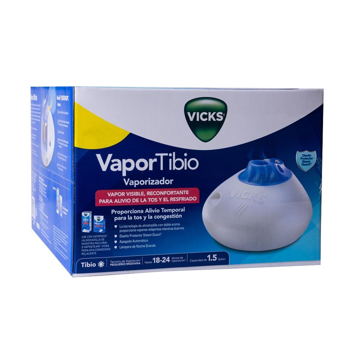 VICKS - Vaporizador Vicks Vapor Tibio 1.5 Galones