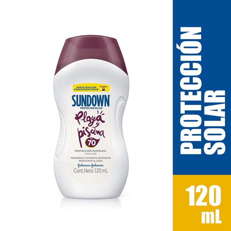 SUNDOWN - Protector Solar Sundown Playa Piscina Fps70 200ml