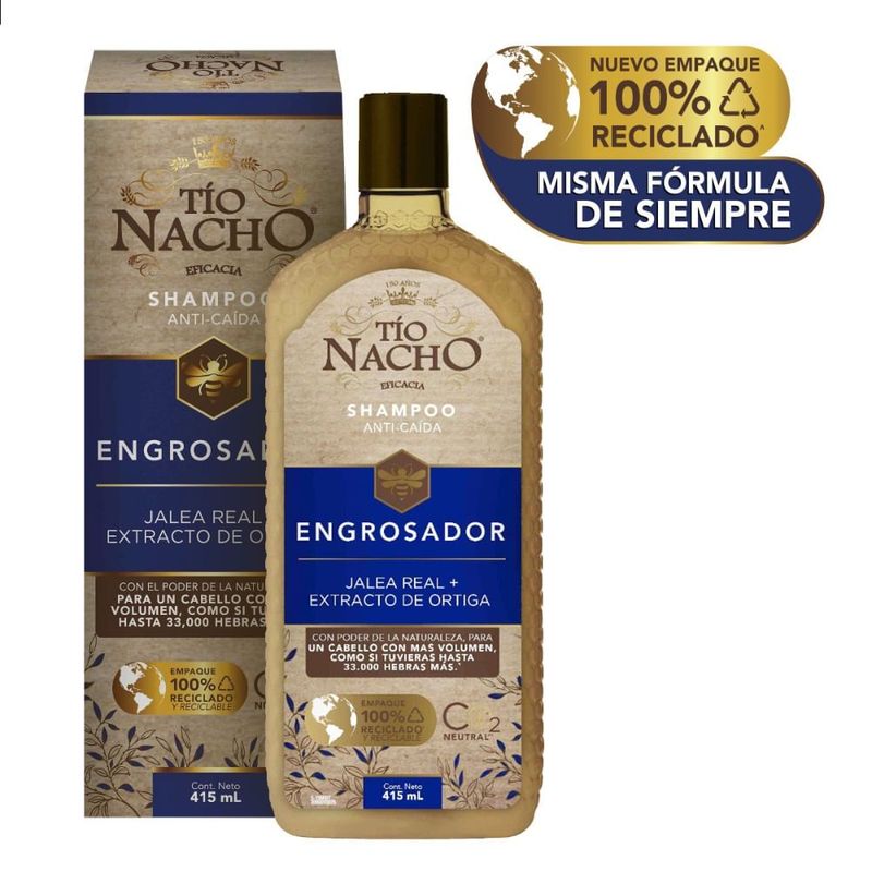 TIO NACHO - Shampoo Tio Nacho Anticaida Engrosador X 415ml