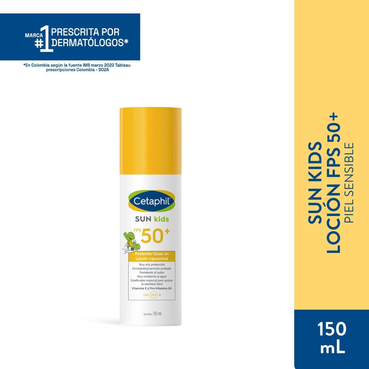 CETAPHIL - Cetaphil Sun Kids Fps 50+ Locion Frasco X 150 Ml