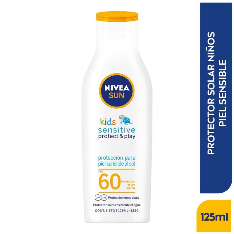 NIVEA - Prote.solar Ninos Fps60 Pure&sens.x125ml