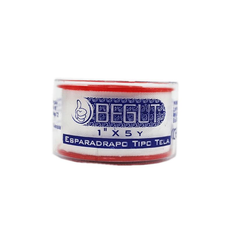 BEGUT - Esparadrapo Begut Tela 1 X5 Yarda Blanco X 1und