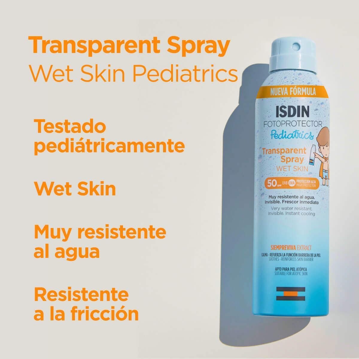 ISDIN - Fotoprotector Isdin Pediatrico Translucido Spray Spf50 X 250