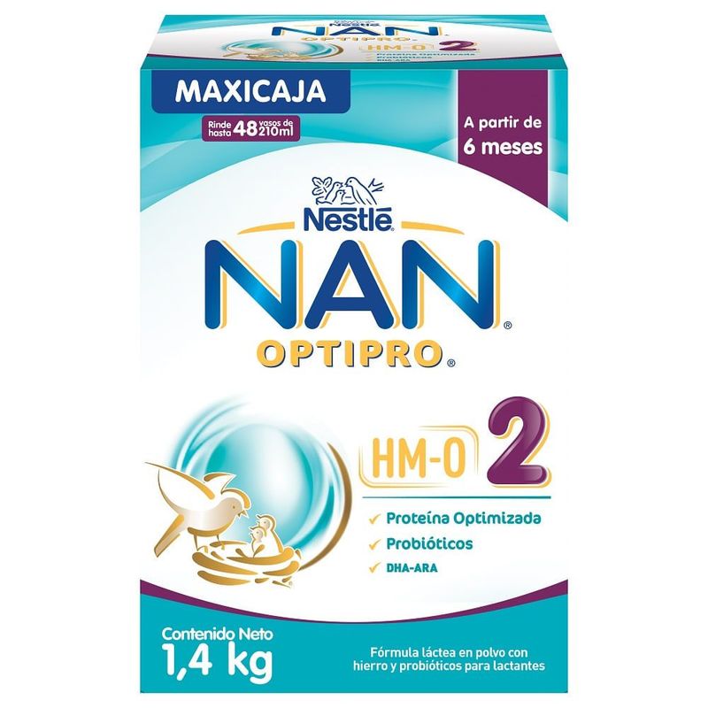 GENERICO - Formula Infantil Nan Optipro Hm-o 6m Etapa 2 X 1400g