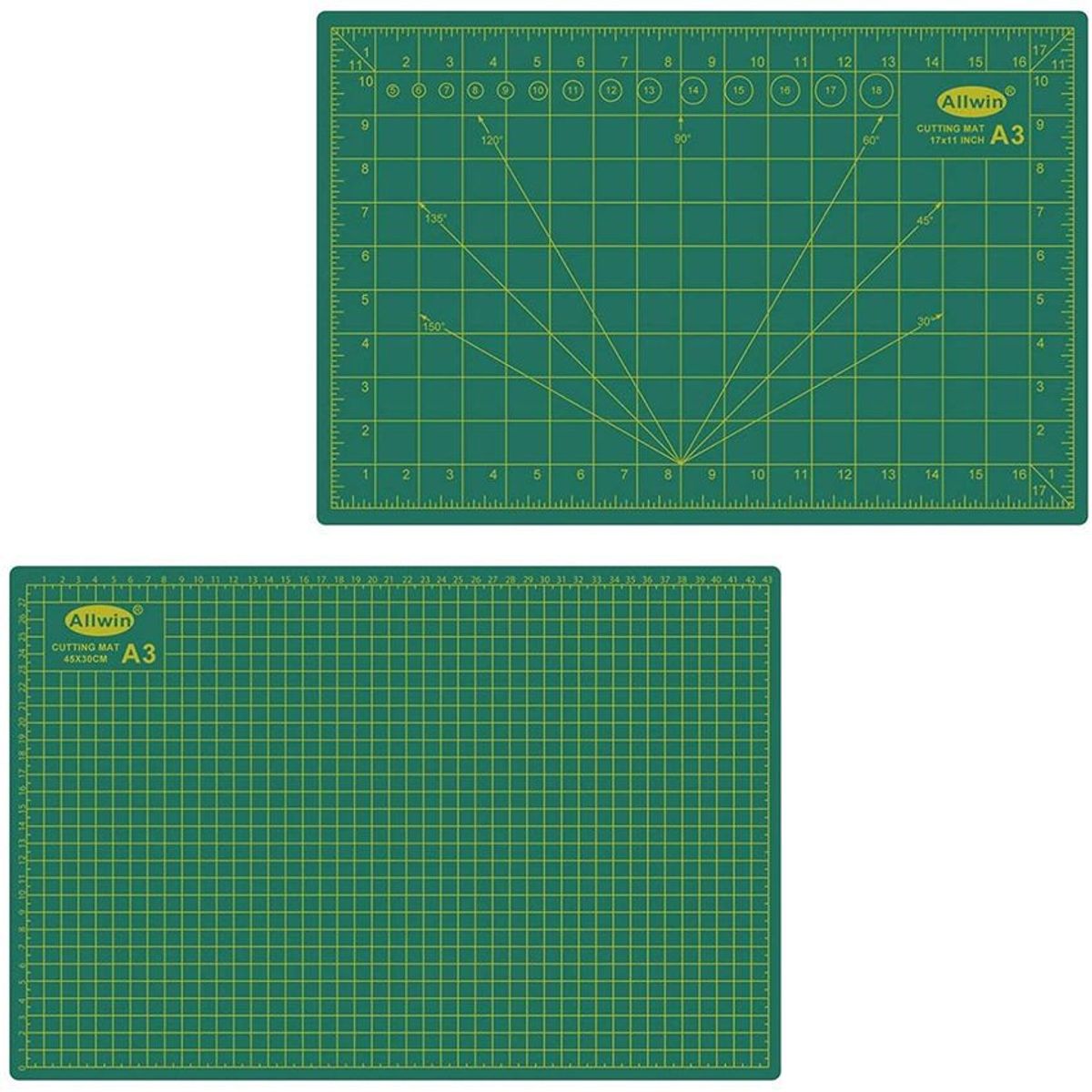 ALPEN - Tabla salvacorte doble faz tamaño a3 45 x 30 cms