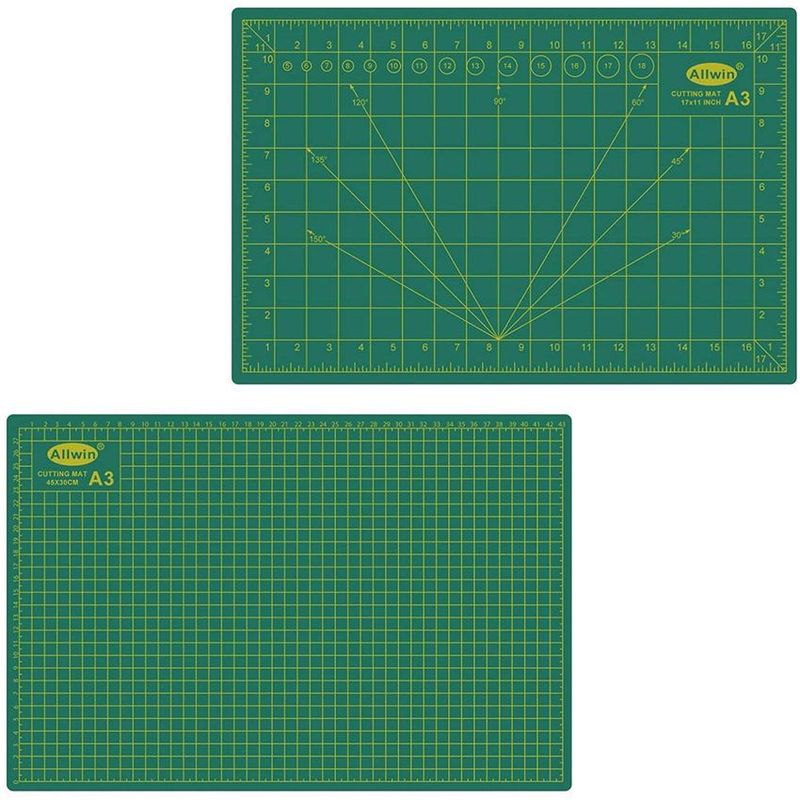 ALPEN - Tabla salvacorte doble faz tamaño a3 45 x 30 cms