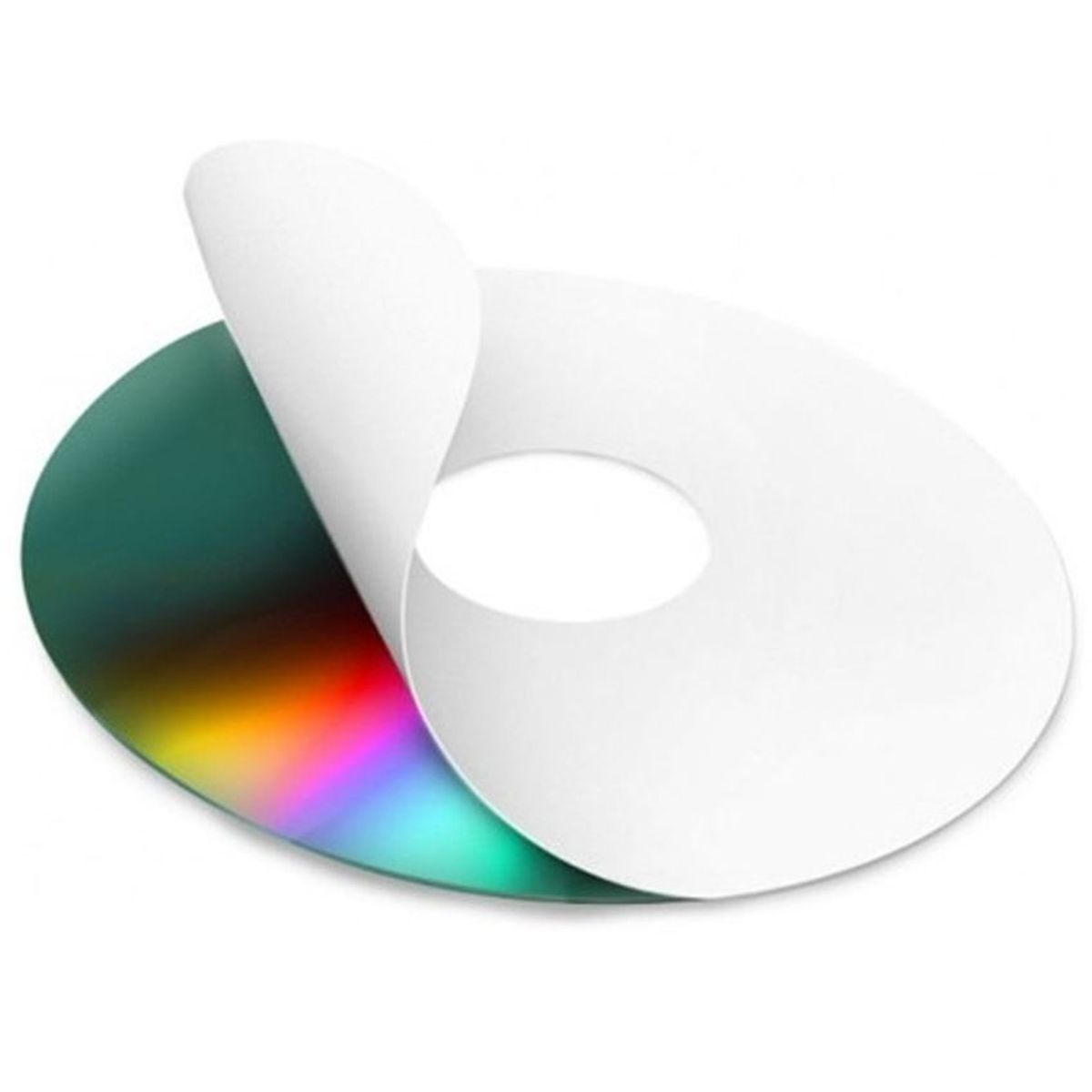 CD SYSTEMS - Hoja de etiqueta adhesiva cd-dvd x20 unds