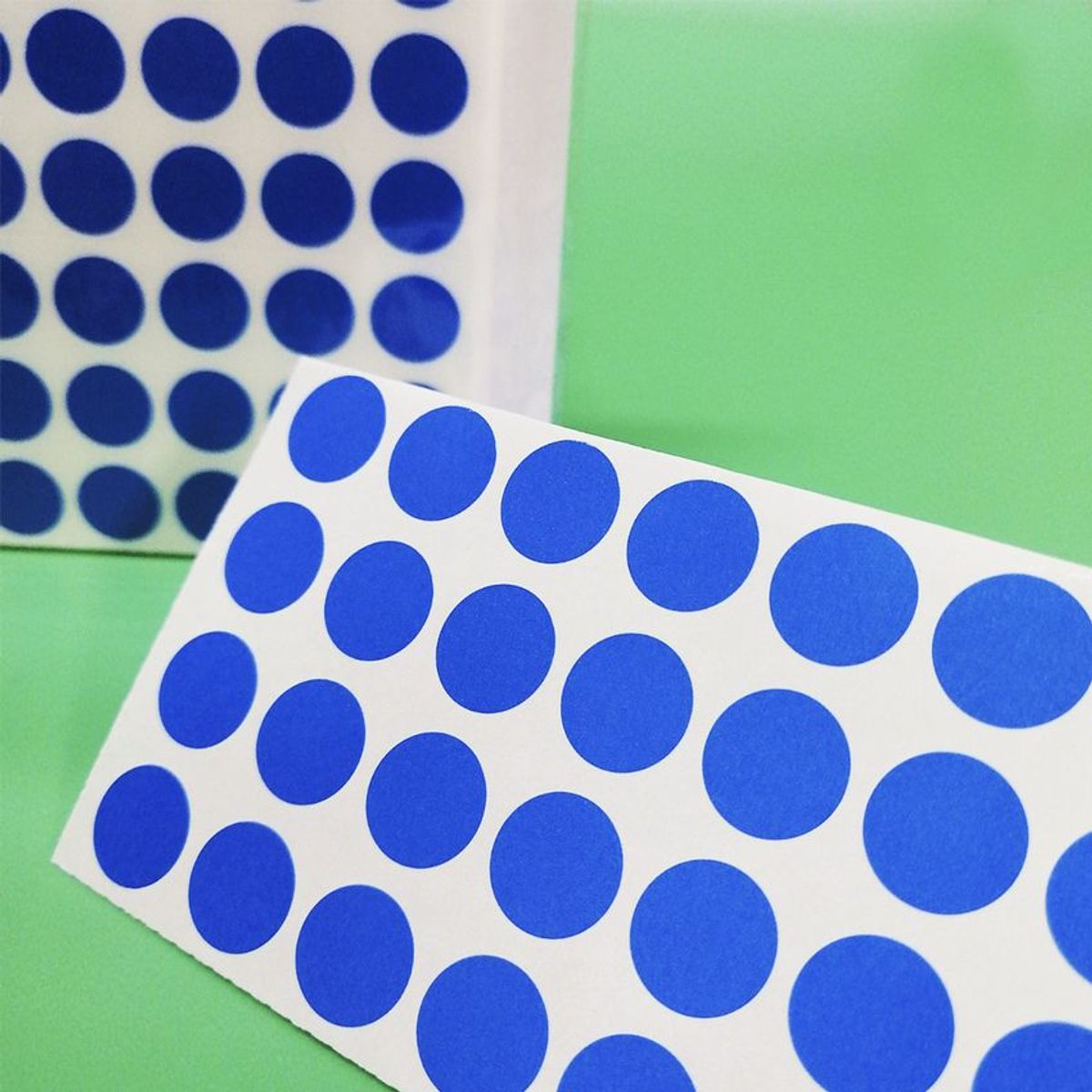 DIMATIC - Rótulos adhesivos, círculos azul ref 13 dimatic.