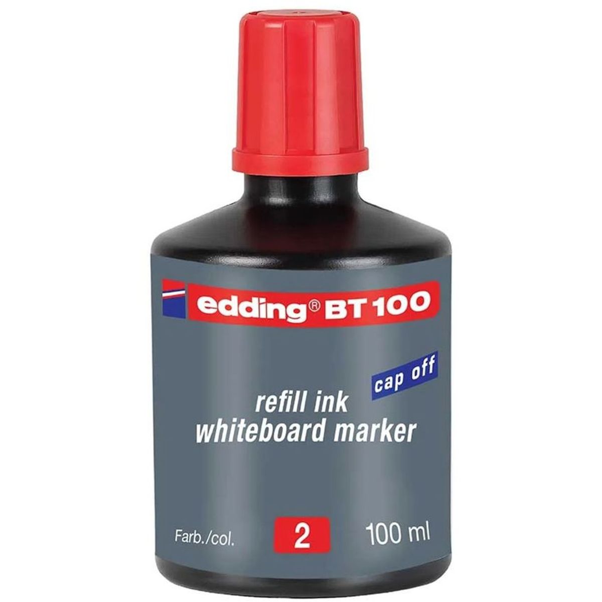 EDDING - Tinta Para Marcador Borrable Edding, Color Rojo X 100 ml
