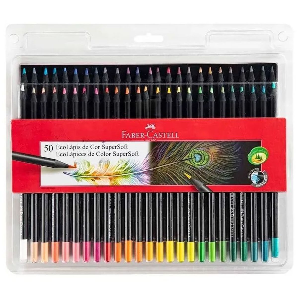 FABER CASTELL - Colores Super Soft Faber Castell x 50 Unids